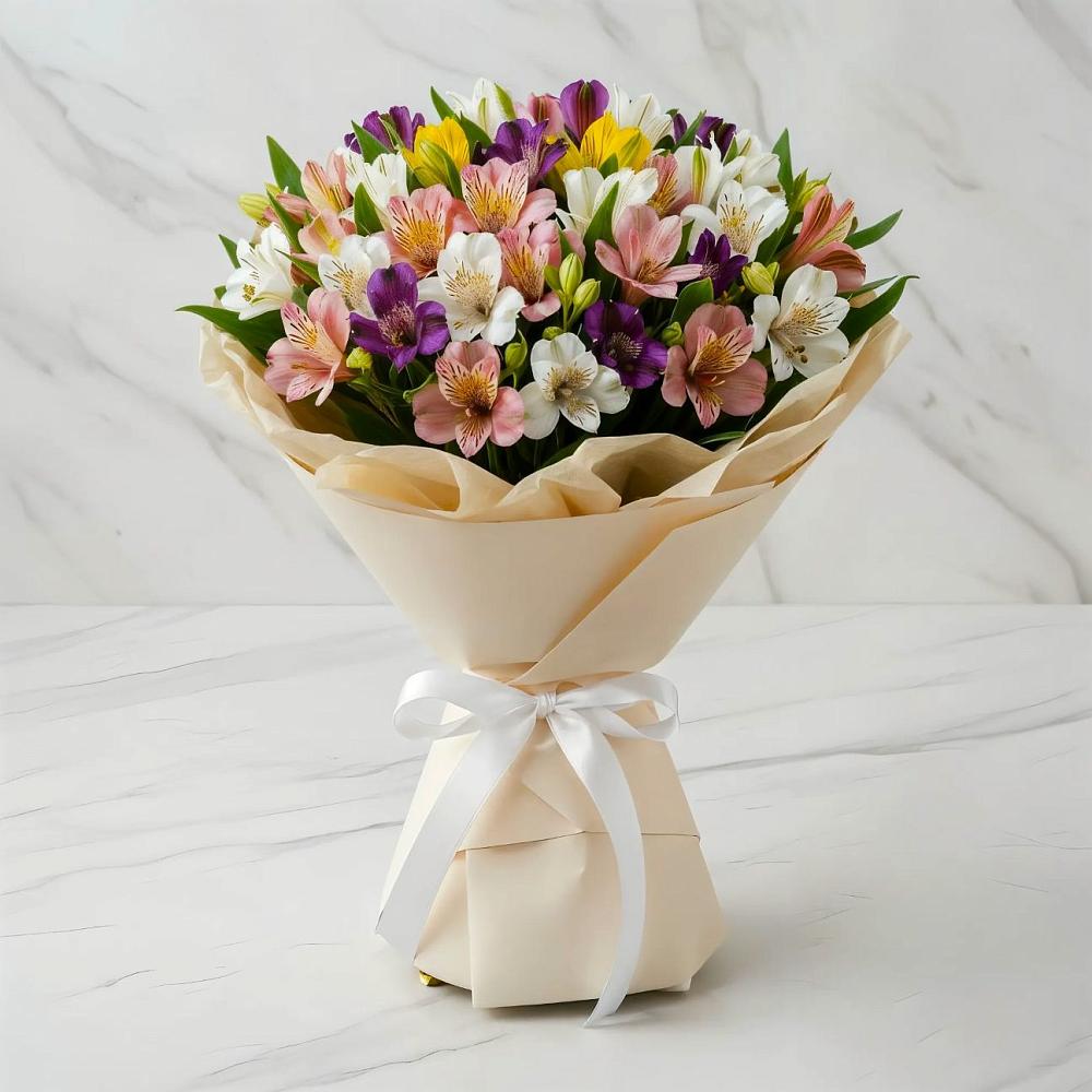 Букет цветов из: Альстромерии в Ярославском