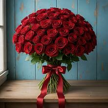 Букет Красные розы Блэк Меджик в Ярославском