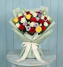 Букет цветов из:  Розы в Ярославском