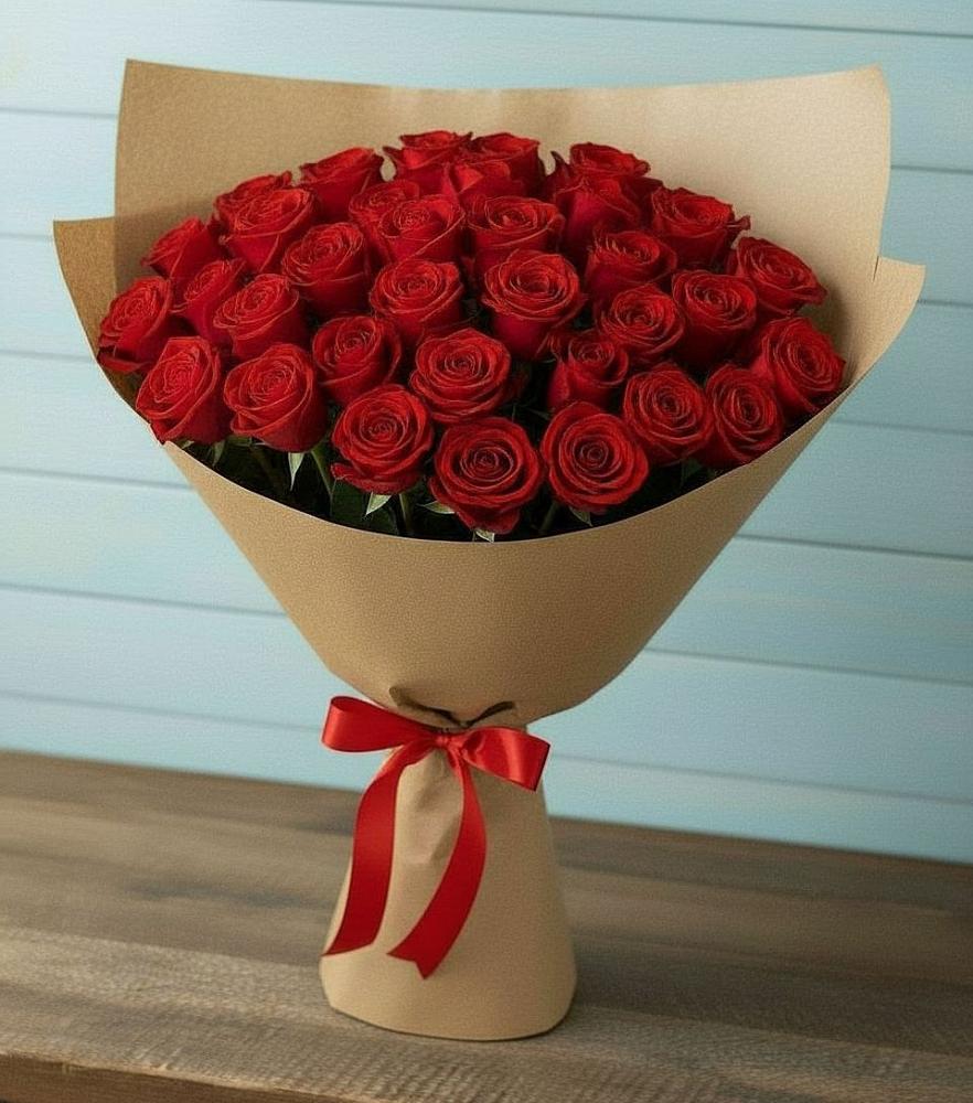 Букет Красные розы Милано в Ярославском