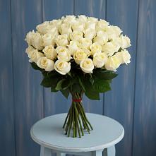 Букет 51 Белая роза Эдлесс Лав #REPLACE_PRED# Ярославском