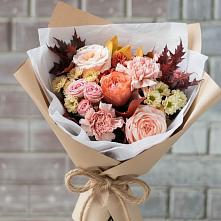Букет цветов из:  Гвоздики, Хризантемы и Розы в Ярославском