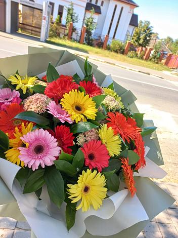 Букет цветов из: Герберы в Ярославском
