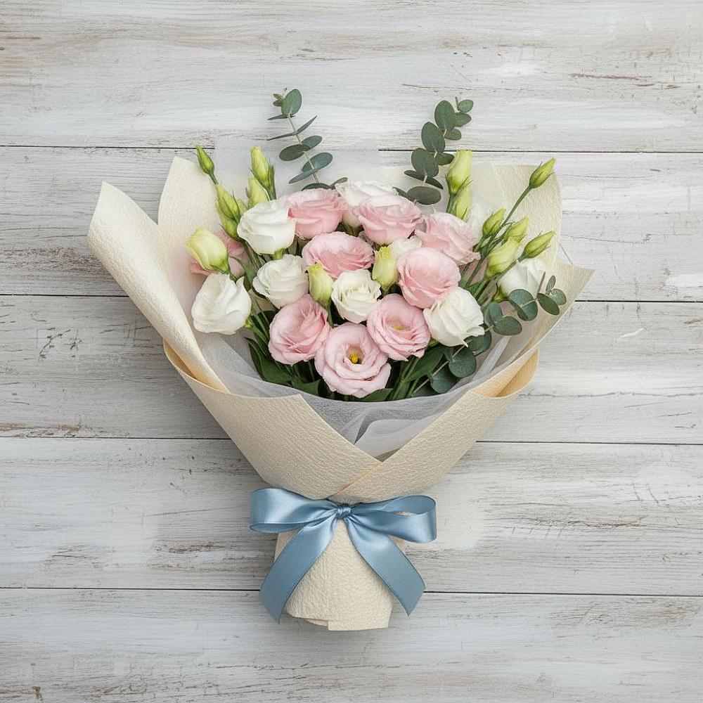 Букет цветов из: Лизиантусы в Ярославском